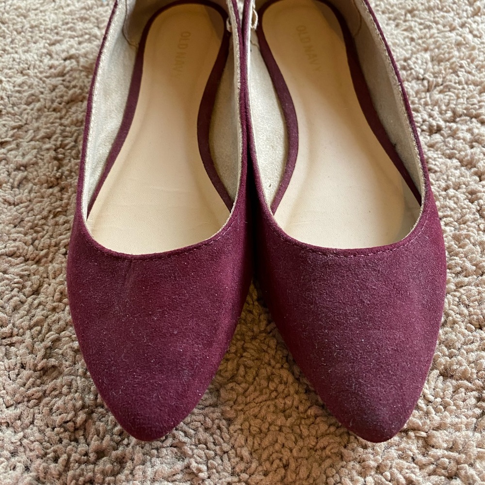 Burgundy Old Navy Flats